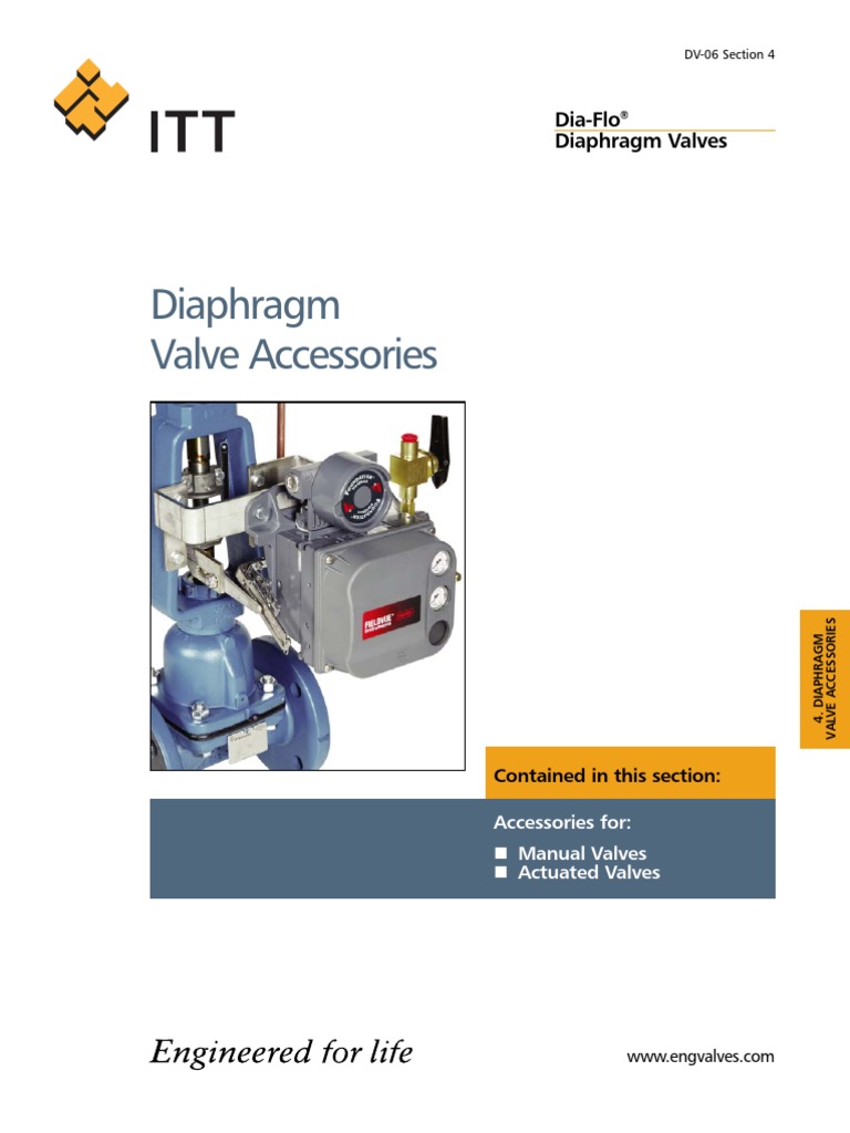 Diaphragm Valve Accessories: Dia-Flo Diaphragm Valves | PDF | Valve ...