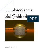 La Observancia Del Sabbath