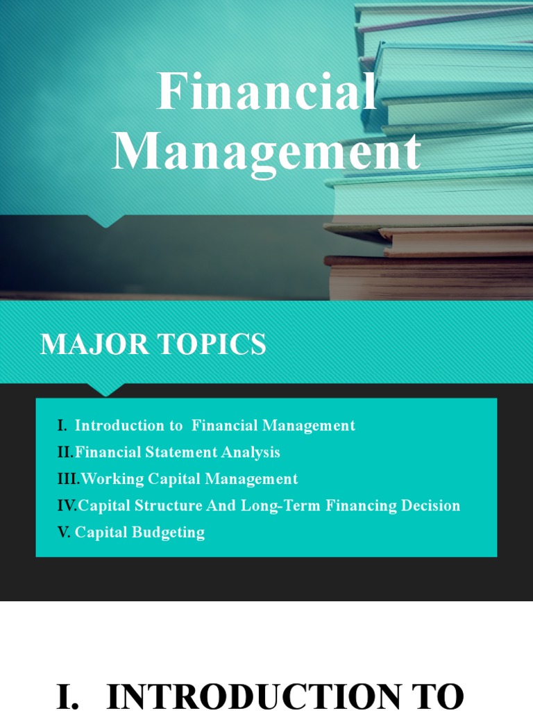 Financial Management PDF Capital Structure Financial Capital