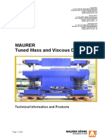 Maurer Tuned Mass and Viscous Dampers: Technical Information and Products