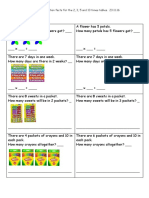 MA Word Problems Using Multiplication and Division