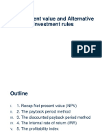 NPV Vs Alternatives