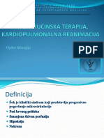 Shock - Terapija Tečnostima Kardiopulmonalna Reanimacija PDF