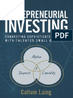 Entrepreneurial Investing - Callum Laing PDF