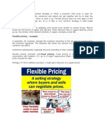 Flexible Pricing Is A Business Strategy in Which A Product's Final Price Is Open For