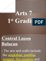 Arts 7 Central Luzon Arts and Crafts of Luzon (HighLands and Lowlands)