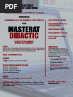 Afis Master Didactic