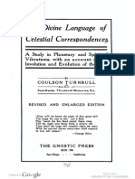 1905 Turnbull Divine Language of Celestial Correspondences