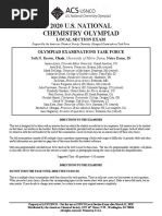 2025 Usnco Local Exam | PDF | Acid | Ester