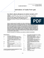 Statistical Estimation of Loads From Gas Explosions