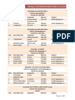 Dgaqa Telephone Directory 01/2020: Page 1 - 28