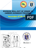 Division Roll-Out of Grade 12 Career Guidance Program