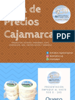 Lista de Precios Cajamarca 