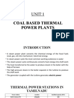 UNIT:1: Coal Based Thermal Power Plants