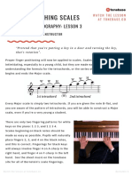 Choreographing Scales: Keyboard Choreography: Lesson 3