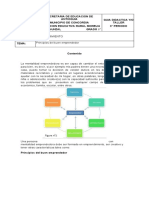 Principios del buen emprendedor