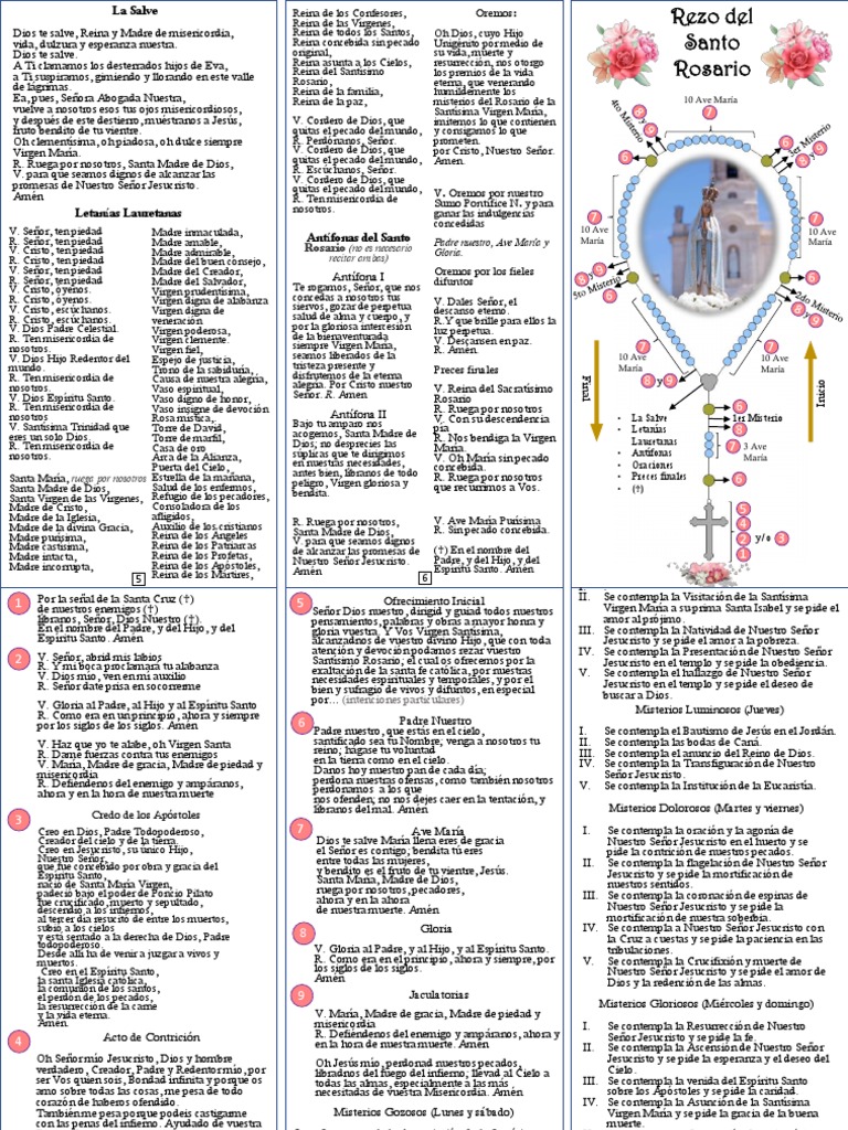 Guía Práctica Santo Rosario | Descargar gratis PDF | María, madre de ...