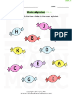 029 - Music Worksheets - Circle Musical Alphabet