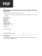 Surat Pengesahan Majikan Sample