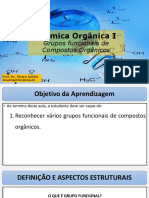 Grupos funcionais em compostos orgânicos