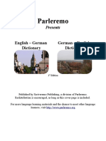 Zidowecki Erik. - English-German, German-English Dictionary PDF