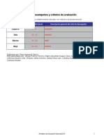 Criterios de Evaluacion Grado 1 2019