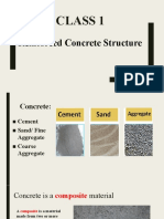 Class 1: Reinforced Concrete Structure