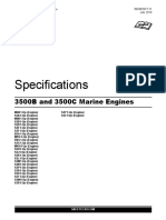 Specifications 3500C Marine Engines