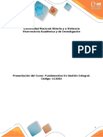 Presentacion Curso Fundamentos en Gestion Integral PDF