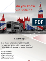 What Do You Know About Britain?: Click To Edit Master Title Style