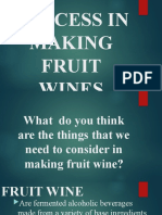Process in Making Fruit Wines