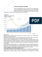 La Deuda Externa en Colombia