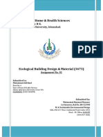 Solution-3673 Ecological Building Design & Materials Assign - 1