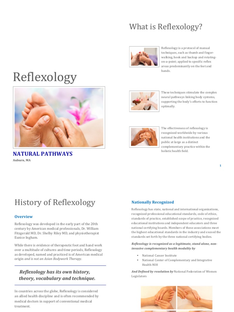 Reflexology Guide for Health Enthusiasts | PDF | Reflexology | Massage