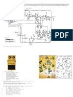 Boss OD-1 OverDrive Pedal Schematic Diagram
