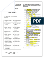 1-9-20 HW - Past Perfect VS Simple Past 2e PDF