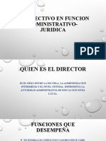 El Directivo en Funcion Administrativo-Juridica