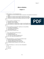 9 Hypothesis Testing