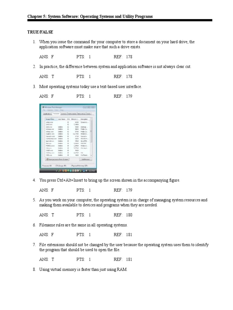 Chapter 5: System Software: Operating Systems and Utility Programs ...