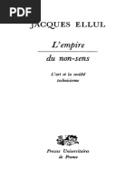 ELLUL Jacques - 1980 - L'empire Du Non-Sens PDF | PDF | Karl Marx ...
