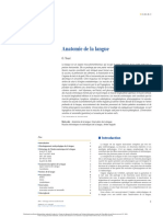 Anatomie de La Langue PDF