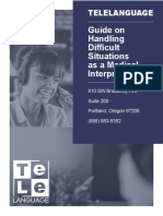 Guide On Handling Difficult Situations As A Medical Interpreter
