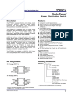 Single-Channel Power Distribution Switch: Description Features