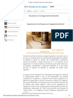 Documento #2 Finanzas en La Ingeniería Indusrial - La Voz Del Ingeniero PDF