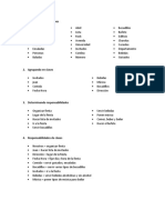 Asignación de Responsabilidades