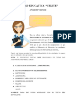 Formato de Portafolio Estudiantil