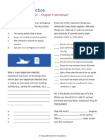 Boatus Foundation: Emergency Preparation - Chapter 5 Worksheet