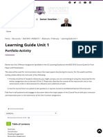 Learning Guide Unit 1 - Portfolio Activity