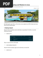 How To KVM Backup and Restore in Linux