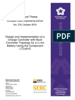 Design and Implementation of A Charge Controller With Battery Using LTC4015 by LTspice